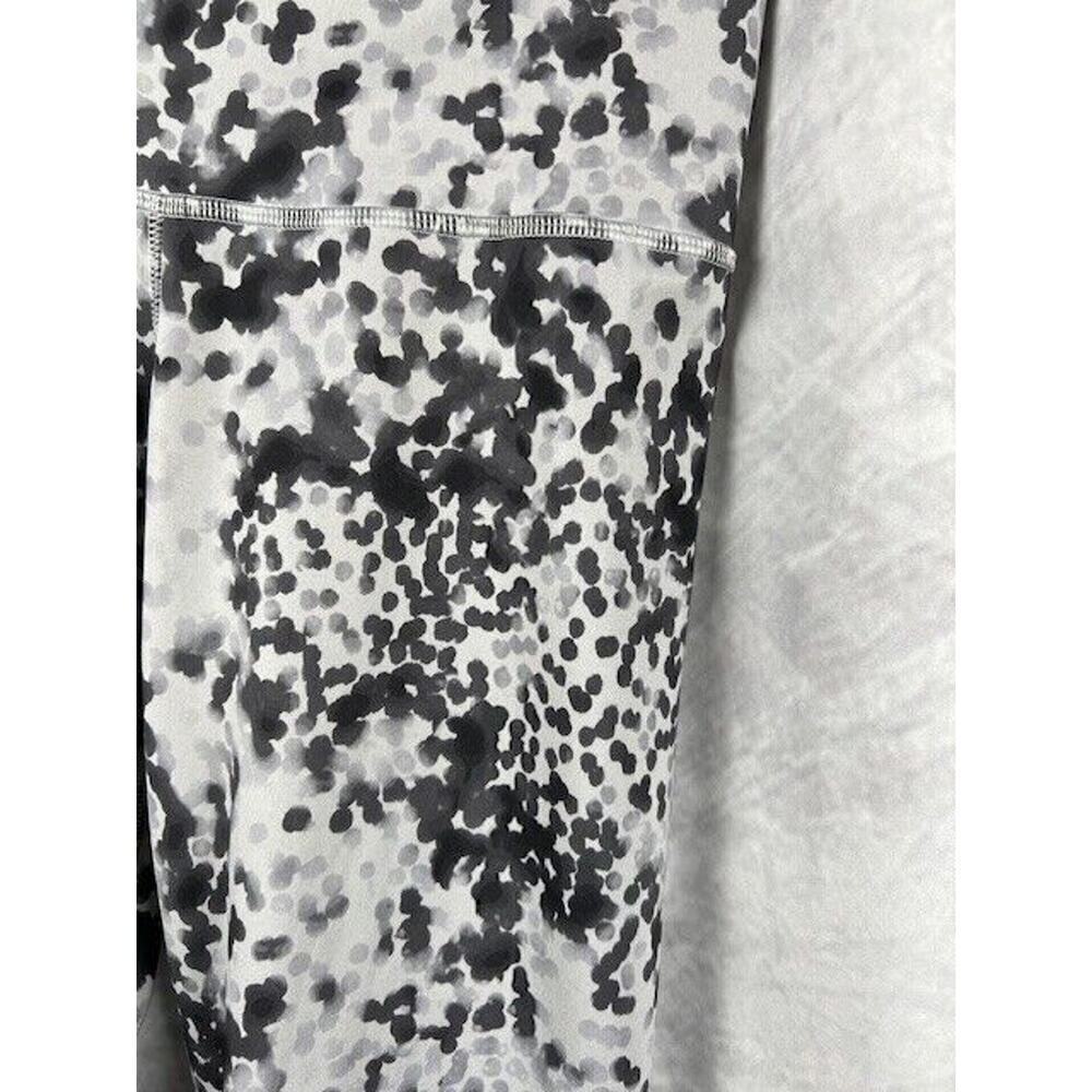 Adidas TechFit Medium Compression Climalite Gray & Black Print Leggings Size S - Picture 2 of 8